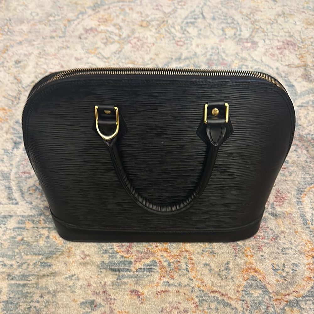Louis Vuitton Alma Black Handbag